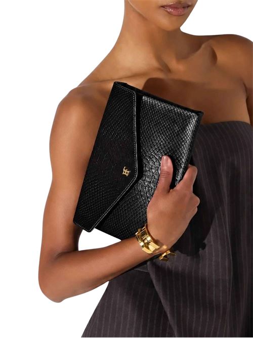 Pochette in velluto stampa cocco Elisabetta Franchi | BS27A67E2110